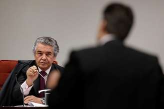 O ministro Marco Aurélio Mello, do Supremo Tribunal Federal (STF), em Brasília
20/06/2017
REUTERS/Ueslei Marcelino