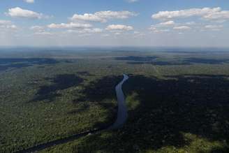 Vista aérea mostra o rio Apui no Estado do Amazonas
 28/7/2017    REUTERS/Bruno Kelly