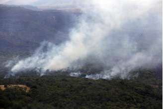 Instituto Nacional de Pesquisas Espaciais diz que há 57 focos de risco de fogo no Parque Nacional da Chapada dos Veadeiros. Incêndio está controlado      