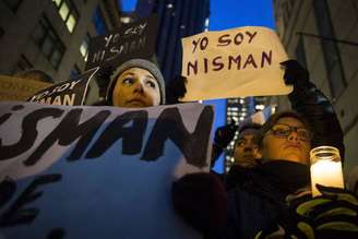 Protesto em Buenos Aires no aniversário de três anos da morte de Nisman