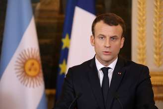 Macron concede entrevista ao lado de Macri em Paris
 26/1/2018    REUTERS/Ludovic Marin/Divulgação