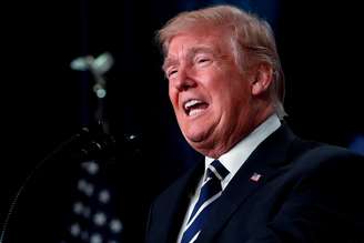 Presidente dos Estados Unidos, Donald Trump, durante evento em West Virginia 01/02/2018 REUTERS/Jonathan Ernst