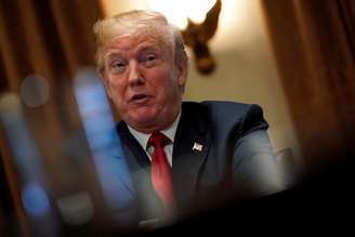 Presidente dos EUA, Donald Trump, durante reunião na Casa Branca
06/02/2018 REUTERS/Jonathan Ernst