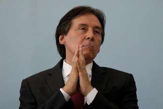 Presidente do Senado, Eunício Oliveira, durante cerimônia no Palácio do Planalto
04/10/2017 REUTERS/Ueslei Marcelino