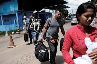 Imigrantes venezuelanos chegam a Roraima
 16/11/2017     REUTERS/Nacho Doce