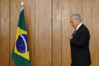 Presidente Michel Temer durante cerimônia no Palácio do Planalto
25/04/2018 REUTERS/Adriano Machado