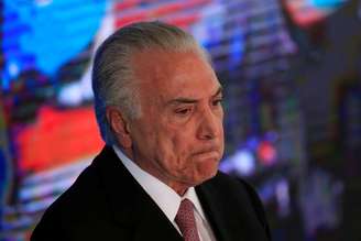 Presidente Michel Temer durante cerimônia em Brasília
15/05/2018 REUTERS/Ueslei Marcelino