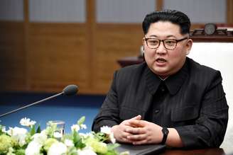 Líder norte-coreano, Kim Jong Un 27/04/2018  Korea Summit Press Pool/Pool via Reuters