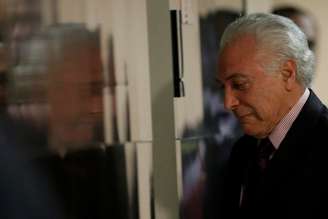 Presidente Michel Temer após declaração à imprensa no Palácio do Planalto
01/06/2018 REUTERS/Ueslei Marcelino
