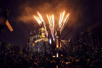Show de fogos no Castelo de Hogwarts estreou no começo do ano. Fica no Islands of Adventure