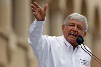 Candidato presidencial de esquerda do México Andrés Manuel López Obrador 05/04/2018 REUTERS/Daniel Becerril
