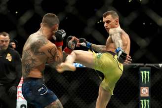 Renato Moicano foi um dos grandes destaques do UFC 227, realizado em Los Angeles (Foto: Getty Images/UFC)