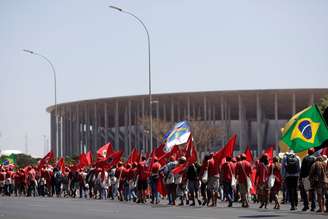 Milhares de simpatizantes do ex-presidente Luiz Inácio Lula da Silva fazem passeata em Brasília
14/08/2018
REUTERS/Ueslei Marcelino