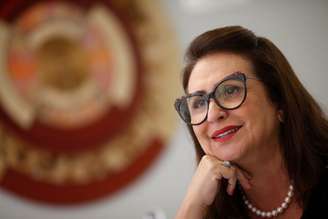 Kátia Abreu, candidata à vice-presidência pelo PDT, de Ciro Gomes