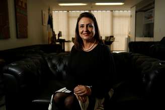 Candidata a vice-presidente pelo PDT, Kátia Abreu, durante entrevista à Reuters 16/08/2018 REUTERS/Adriano Machado
