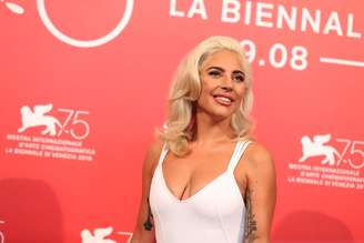 Lady Gaga posa para fotos no Festival Internacional de Cinema de Veneza, na Itália 31/08/2018 REUTERS/Tony Gentile