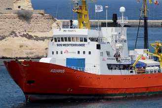 Aquarius é o último navio civil envolvido em operações de resgate no Mediterrâneo