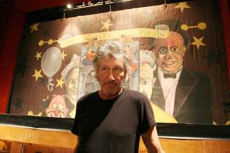  O baixista, cantor e compositor inglês Roger Waters no Teatro Amazonas, em Manaus, durante a montagem de sua ópera "Ça Ira", em 2008