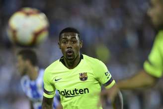 Malcom tem apenas 26 minutos em campo com o Barcelona na atual temporada (Foto: OSCAR DEL POZO/AFP)