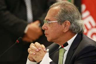 Paulo Guedes durante o Fórum de Governadores, no Centro Internacional de Convenções do Brasil (CICB), em Brasília (DF) em 14/11/2018