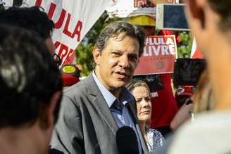 Fernando Haddad. em Curitiba