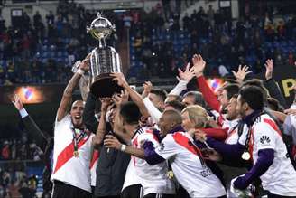 River Plate conquistou sua quarta taça da Libertadores da América (Foto: Javier Soriano/AFP)