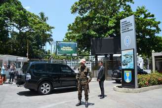 O presidente eleito Jair Bolsonaro e o primeiro-ministro Benjamin Netanyhu se reuniram no Rio de Janeiro sob forte esquema de segurança