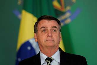 Presidente Jair Bolsonaro durante cerimônia no Palácio do Planalto
15/01/2019 REUTERS/Ueslei Marcelino 