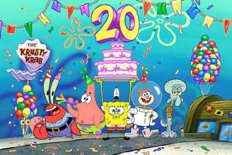 'Bob Esponja' completa 20 anos e recebe homenagem de Nickelodeon.