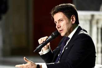 O primeiro-ministro da Itália, Giuseppe Conte