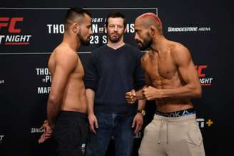 Jussier Formiga e Deiveson Figueiredo fazem um duelo importante entre brasileiros no UFC Nashville (Foto: UFC)