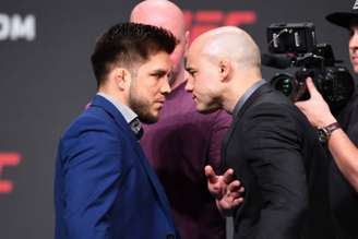 Henry Cejudo e Marlon Moraes esquentaram o clima para o duelo do UFC 238 em junho (Foto: Getty Images / UFC)
