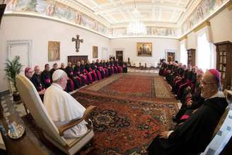 Papa Francisco se reúne com bispos argentinos no Vaticano