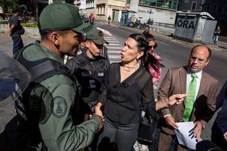 Mariela Magallanes é uma das deputadas acusadas e se refugiou na embaixada da Itália