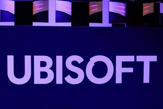 Logotipo da Ubisoft durante feita do setor de games em Los Angeles. 12/12/2018. REUTERS/Mike Blake 