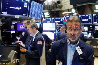 Operadores na Bolsa de Valores de Nova York. 31/05/2019. REUTERS/Lucas Jackson