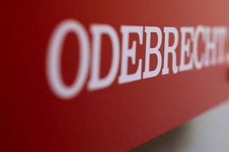 Logo da Odebrecht, empresa em dificuldades após ser alvo de investigações