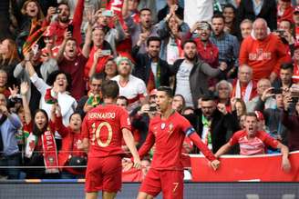 Cristiano Ronaldo foi o cara da classificação de Portugal (Foto: AFP)