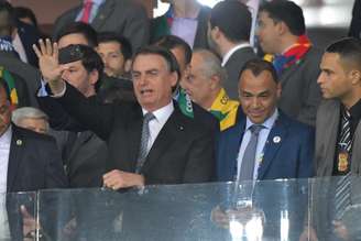 Presidente Jair Bolsonaro presente no estadio Mineirãobonus n1betBrasil x Argentina, partida válida pela Semifinal da Copa da América 2019,bonus n1betBelo Horizonte