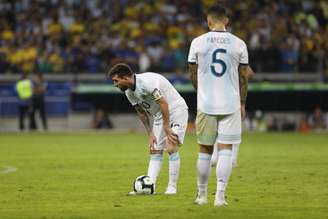 Lionel Messi durante partida entre Brasil x Argentina, válida pela semifinal da Copa América 2019, realizada nesta terça-feira (02) no Estádio Governador Magalhães Pinto, o Mineirãojogo de graça no googleBelo Horizonte, MG