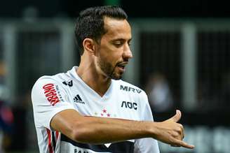 Nenê, jogador do São Paulo,partida válida pela 8º rodada do Campeonato Brasileiro, na Arena Independência, em Belo Horizonte