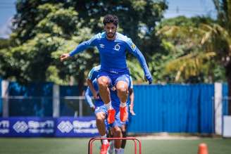 Léo minimizou vantagem obtida pela Raposa no jogo de ida da Copa do Brasil e pede cautela diante do Galo- (Vinnicius Silva/Cruzeiro)