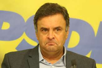 Foto de arquivo de 14/01/2014 do então presidente do PSDB, senador Aécio Neves (MG), durante entrevista coletiva realizada na sede do partido, em Brasília
