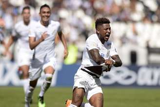  Comemoração do gol do Marinho, do Santos