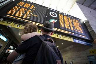 Trens na Itália registraram atrasos de até quatro horas