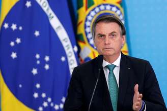 Presidente Jair Bolsonaro durante cerimônia no Palácio do Planalto
24/07/2019 REUTERS/Adriano Machado 