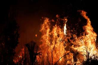 Incêndio na floresta amazônica em Altamira, no Pará
27/08/2019 REUTERS/Nacho Doce 
