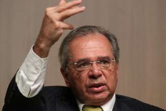 Ministro Paulo Guedes em evento em São Paulo 8/8/2019 REUTERS/Amanda Perobelli