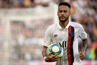 Neymar marcou o gol da vitória do PSG em seu retorno neste sábado (Martin BUREAU/AFP)