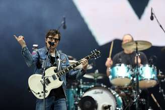 Banda Weezer tocou pela primeira vez no Brasil